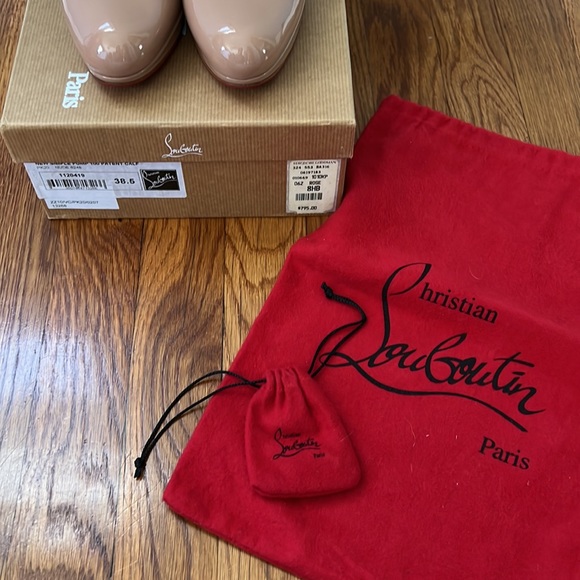 Christian Louboutin - New Simple Pump 100 Patent Calf size 38.5 Nude - Picture 8 of 8